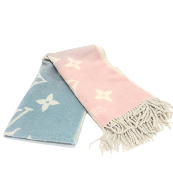 LOUIS VUITTON M70868 charpes-Reykjavik Gradient Scarf Cashmere Multicolore - Picture 6 of 7